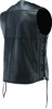 River Road Old Skool Leather Vest Black - Large