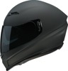 Z1R Jackal Smoke Helmet Matte Black Small - Full face helmet with drop down sun visor