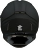 Z1R Jackal Smoke Helmet Matte Black - Medium - Full face helmet with drop-down sun visor