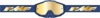 FMF Powerbomb Goggle Deep Navy/Gold with Gold Mirror Lens - Premium goggles with gold mirror lens