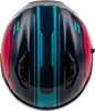 GMAX OF-87 Duke Helmet w/LED Light Blue/Red LG - Open-face helmet with LED light, size Large