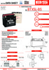 YTX AGM Maintenance Free Battery 80CCA 12V 4Ah - Replaces YTX5L-BS