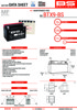 BTX9-BS Maintenance Free Battery - Replaces YTX9-BS