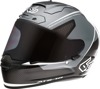 Small Silver ATS-1R Alpha Helmet with Clear Shield