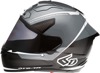 Small Silver ATS-1R Alpha Helmet with Clear Shield