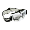 3101 White Atzaki Youth MX Goggles - Clear Lens