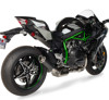 MGP Growler Carbon Fiber Slip On Exhaust - For 15-19 Kawasaki Ninja H2