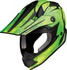 F.I. Agroid Camo Green Yellow Helmet Youth MD