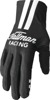 Thor Mainstay Gloves Men's M Black/White - Lightweight MX gloves with perforated palm