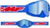 FMF Youth PowerBomb Rocket Goggles Blue Mirror Lens - Mirrored youth goggles with blue lens