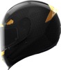 ICON Airframe Pro Carbon 4Tress Helmet XS Yellow - Full-face carbon fiber helmet in Yellow XS