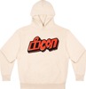 ICON ReDoodle Hoodie Men's L Off-White - Ultra-soft cotton/poly hoodie with Icon graphic