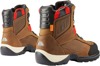 Brown Stormhawk Boots - Size 11 - Waterproof Street Bike Boots