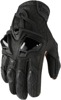 Hypersport Leather Cold Weather Short Cuff Gloves - Black Men's 2X-Large