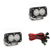 S2 Pro Series LED Light Pods Wide Cornering Pattern - Pair