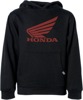 Youth Honda Wing Hoody - Honda Wing Hoody Blk Ylg