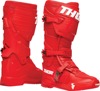 Thor Radial MX Boots Red Size 12 - Off-road riding boots in red, size 12