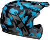 Youth Rise Camo Full Face Offroad Helmet Blue/Multi Y-Small