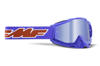 FMF PowerBomb Rocket Goggles Blue Mirror Lens - Includes spare clear lens