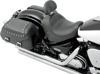 Plain Vinyl Solo Seat Black EZ Mount Low - For 99-13 Yamaha Road Star