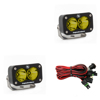 S2 Sport Work/Scene Pattern Pair LED Work Light - Amber