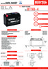 SLA Factory Activated AGM Maintenance Free Battery - Replaces GT9B4