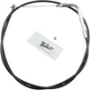 Vinyl Black Idle Cable +6" - For 1990-1995 Harley Davidson Big Twin