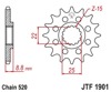 Front Steel Countershaft Sprocket - 12 Tooth 520