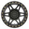 MR106 Beadlock 17x9 -44mm Offset 5x5 71.5mm CB Matte Black w/BH-H24125 Wheel