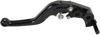 Halo Adjustable Folding Brake Lever - Black - For Kawasaki Z, ZX6R ZX10R/R