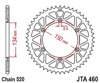 Black Aluminum Rear Sprocket - 49 Teeth 520 Pitch