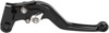 Halo Aluminum Adjustable Folding Clutch Lever - Black - For 07-20 Honda CBR RR