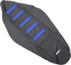 Black/Blue Ribbed Seat Cover