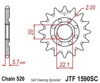 Lightweight Self-Cleaning Front Countershaft Sprocket - 14 Tooth 520