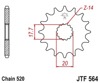 Front Steel Countershaft Sprocket - 12 Tooth 520 - For YZ125