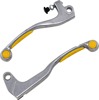 Natural/Yellow Competition Lever Set - For 96-03 Suzuki RM DRZ400