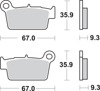 SI Offroad Sintered Brake Pads