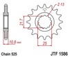 Front Steel Countershaft Sprocket w/ Rubber Damper - 16 Tooth 525