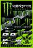 Monster Energy Universal Decal Sheet - 12 mil Ultracurve Vinyl