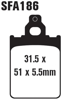 Standard Organic Brake Pads