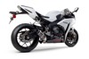 S1R Carbon Fiber Slip On Exhaust - For 12-16 Honda CBR1000RR