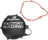 Factory Racing Clutch Cover - Black - For 10-17 Honda CRF250R