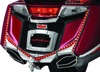 L.E.D. Vertical Rear Light Strips 12-17 GL1800 Chrome Red Lens