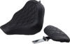 Tripper Diamond Wide Solo Seat w/Backrest - For 18-19 HD FXBB