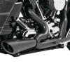 Combat Shorty 2-1 Pitch Black Full Exhaust - For 15-22 Indian Scout