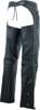 River Road Longhaul Leather Chaps Black - Large