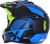 FX-17 Full Face Offroad Helmet Black/Blue/Green Large