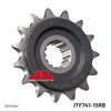 Front Steel Countershaft Sprocket w/ Rubber Damper - 15 Tooth 525