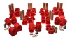 Red Hyper-flex Master Bushing Set - For 00-04 Ford Excursion 4WD