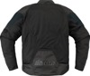 ICON Overlord3 Mesh Jacket Black Men's Medium - Breathable mesh jacket for hot weather riding